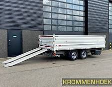 Fliegl TSK 118 Kipper + Maschinen Transporter