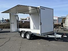 Brenderup Kofferanhänger mit Tür & Verkaufsklappe rechts 2500 kg